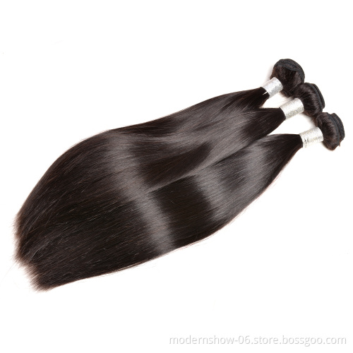 Factory Wholesale Better Virgin Cuticle Aligned Straight Wave Brazilian Human Hair Bundles